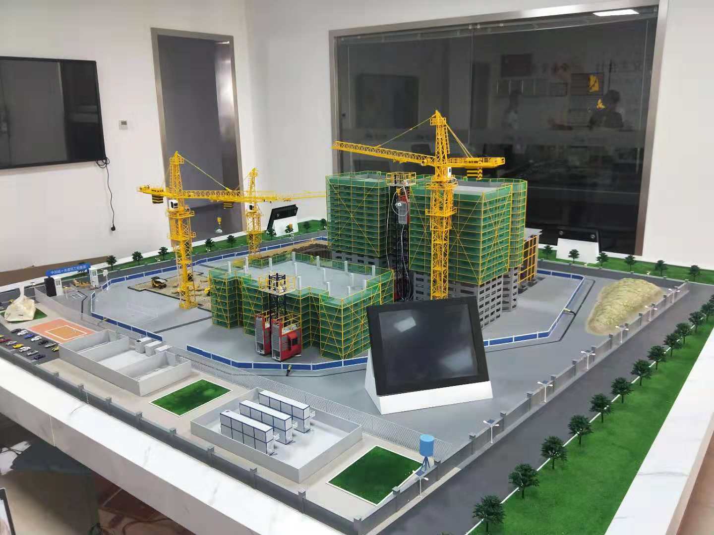 新乡建筑施工场景模型